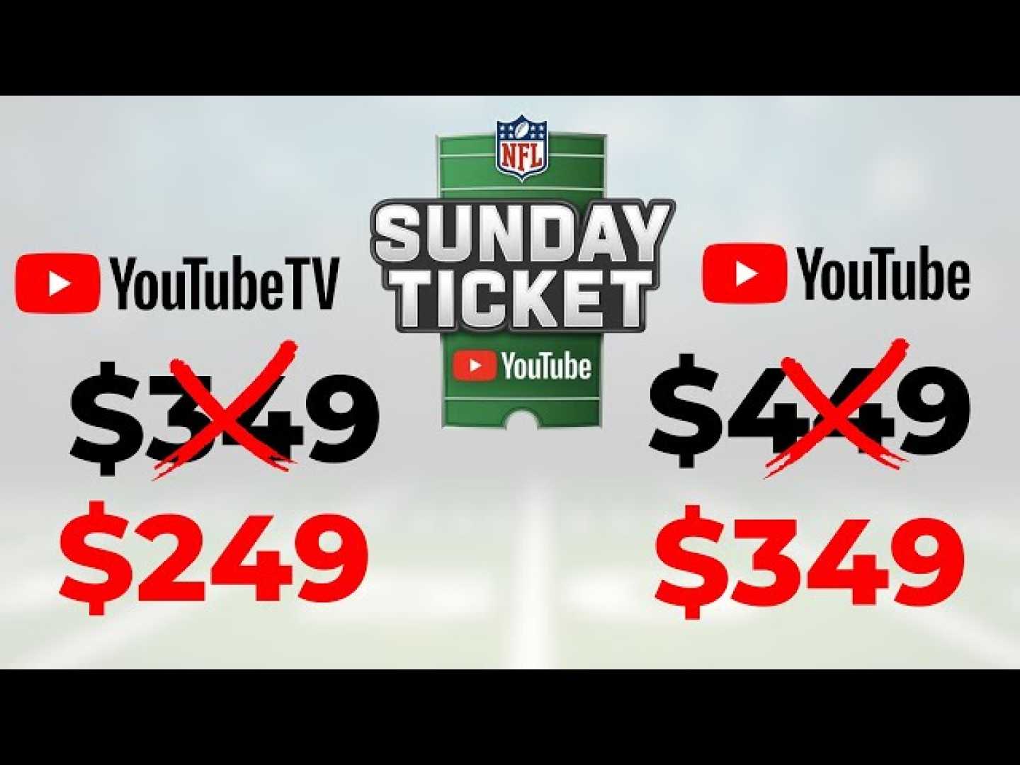 Youtube Tv Nfl Sunday Ticket Discounts