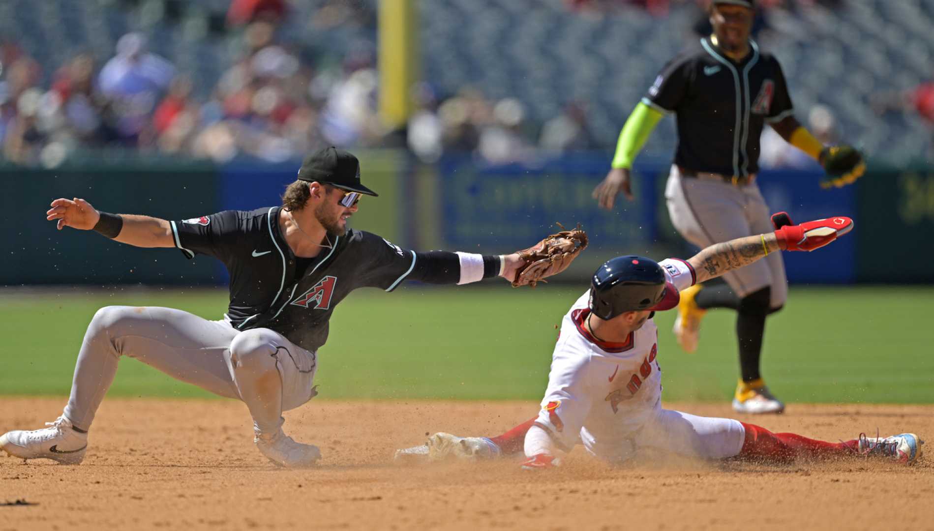 Zach Neto Head First Slide Baseball