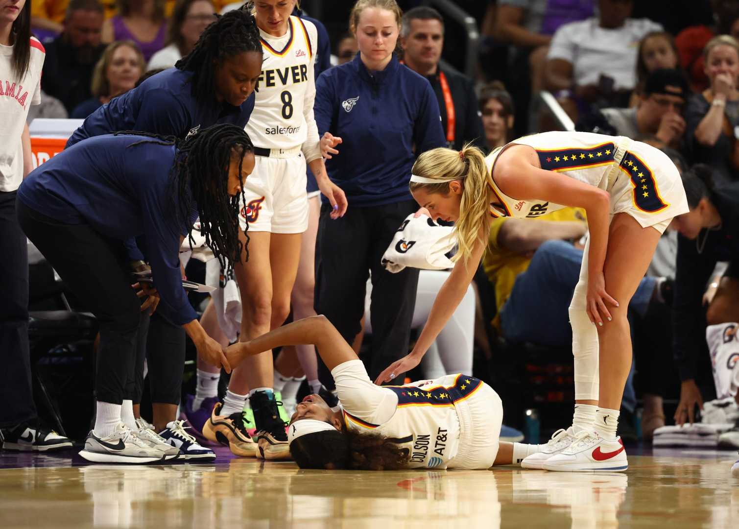 Aari Mcdonald Sydney Colson Injury Wnba