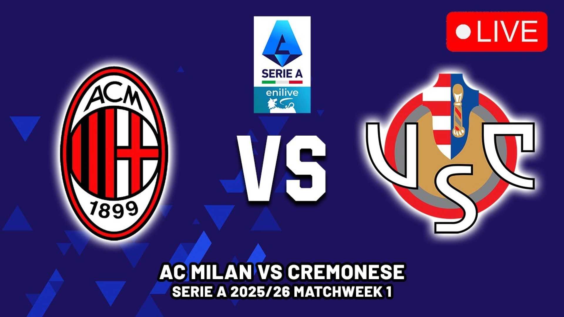 Ac Milan Vs Cremonese Serie A