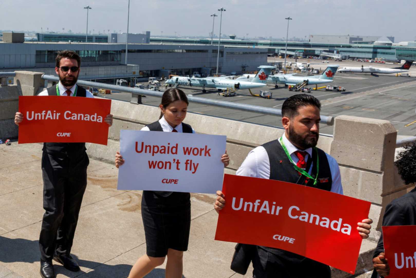 Air Canada Flight Attendants Strike