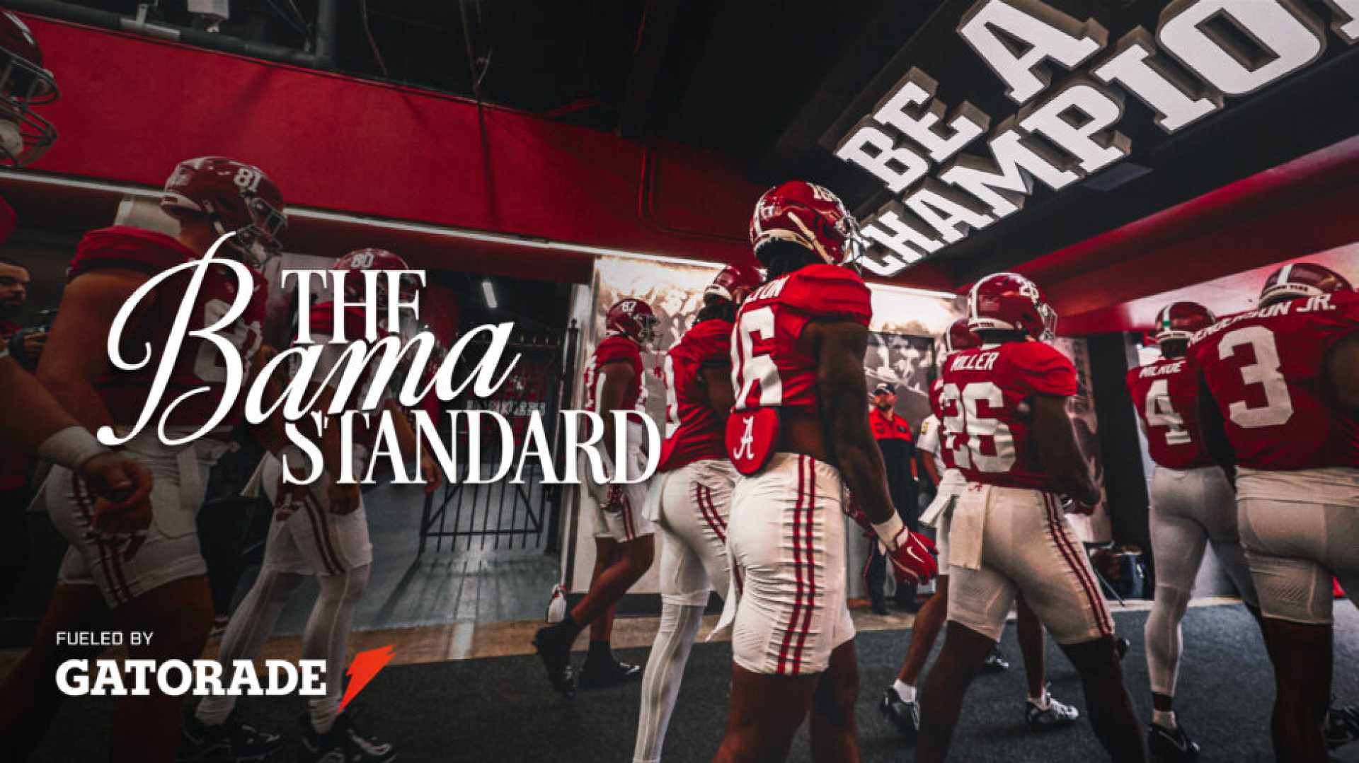 Alabama Football Team Announcement