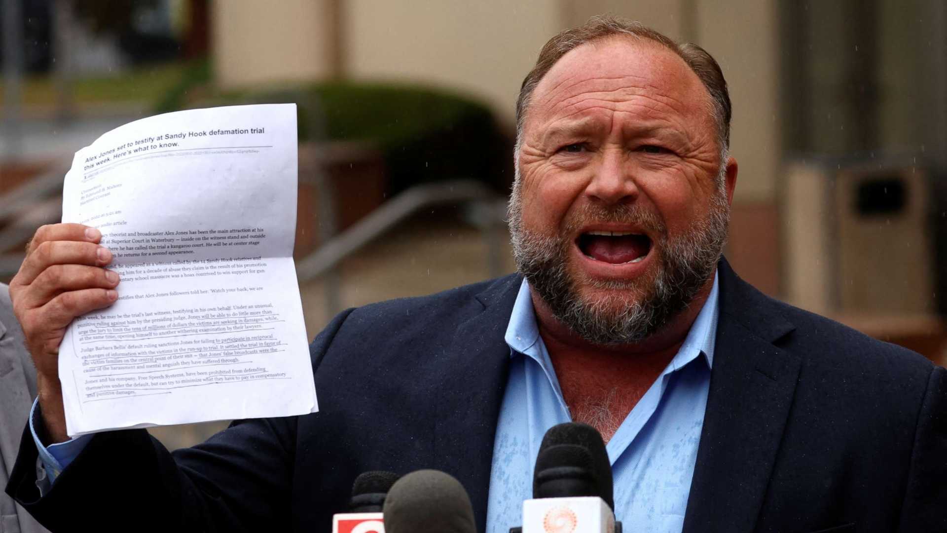 Alex Jones Infowars Court Sandy Hook