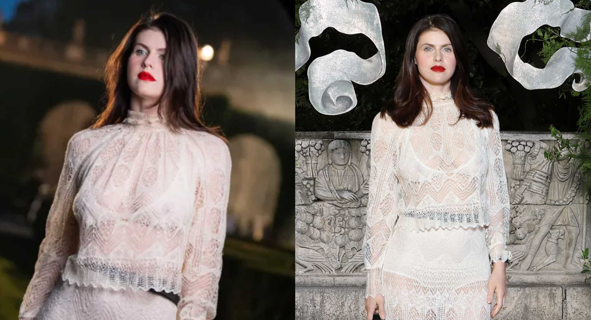 Alexandra Daddario Stylish Outfits Social Media