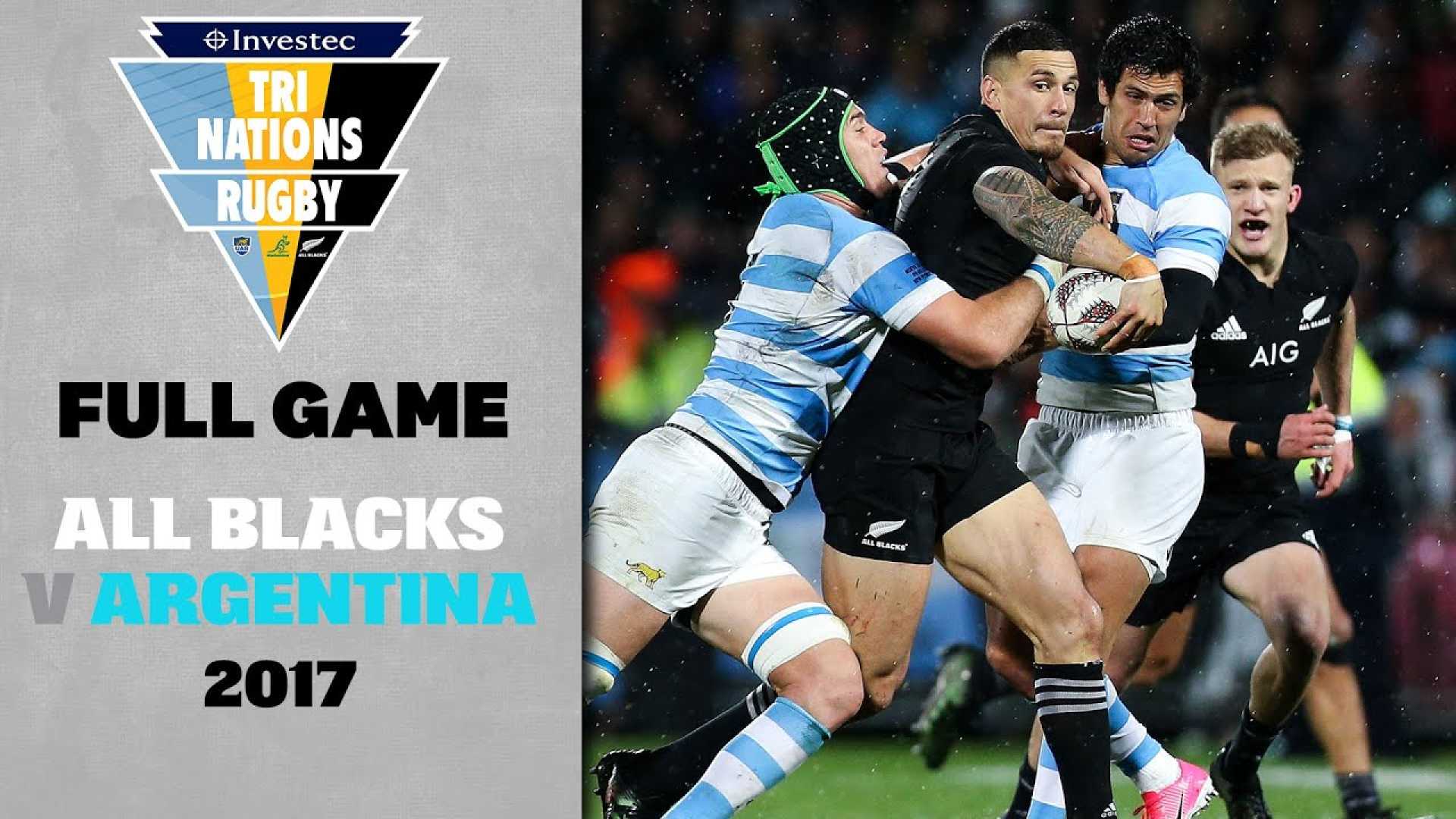 All Blacks Vs Argentina Rugby Match