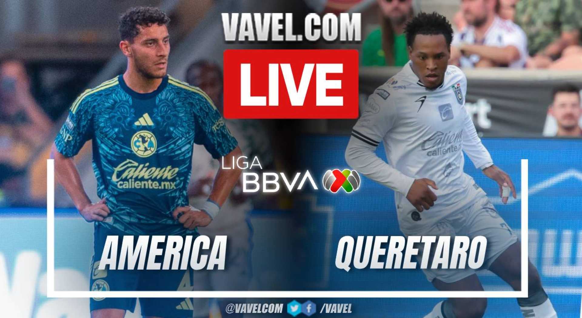 America Vs Querétaro Soccer Match