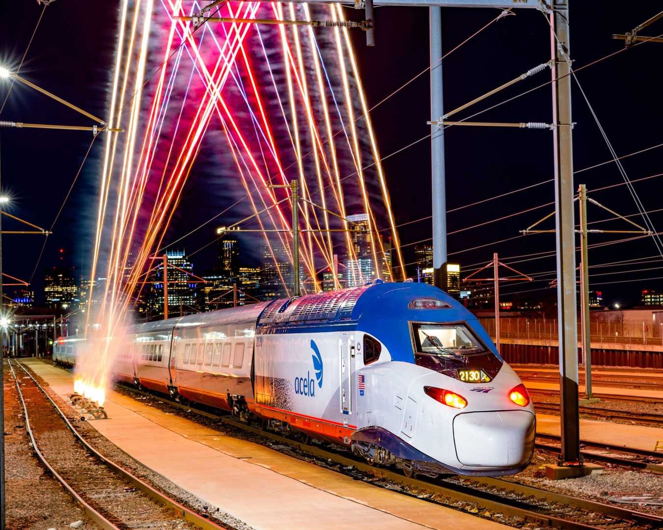 Amtrak Acela Train Launch Boston