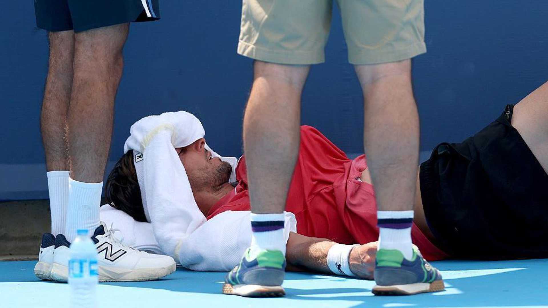 Arthur Rinderknech Cincinnati Open Collapse