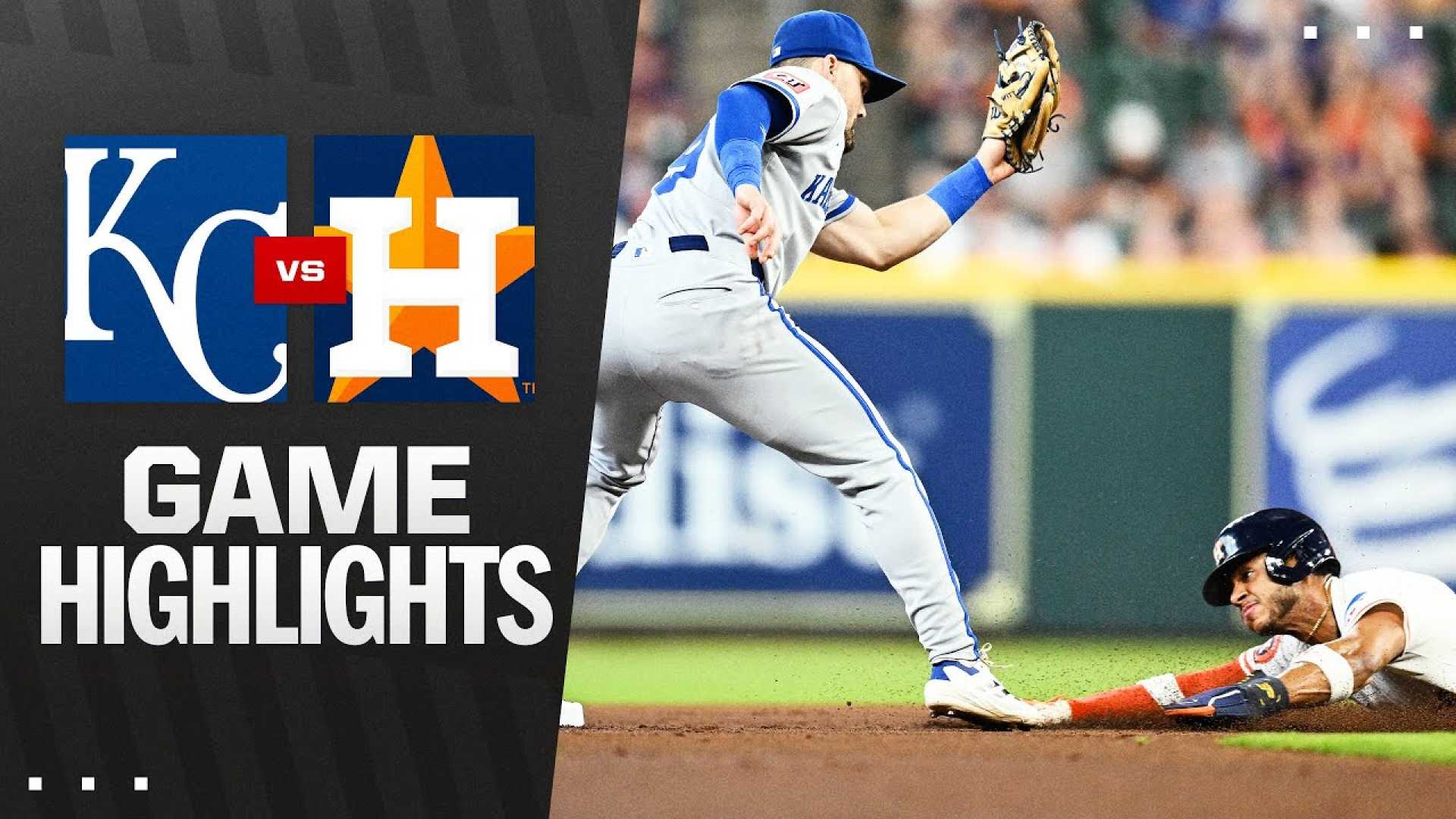 Astros Vs Royals Baseball Highlights