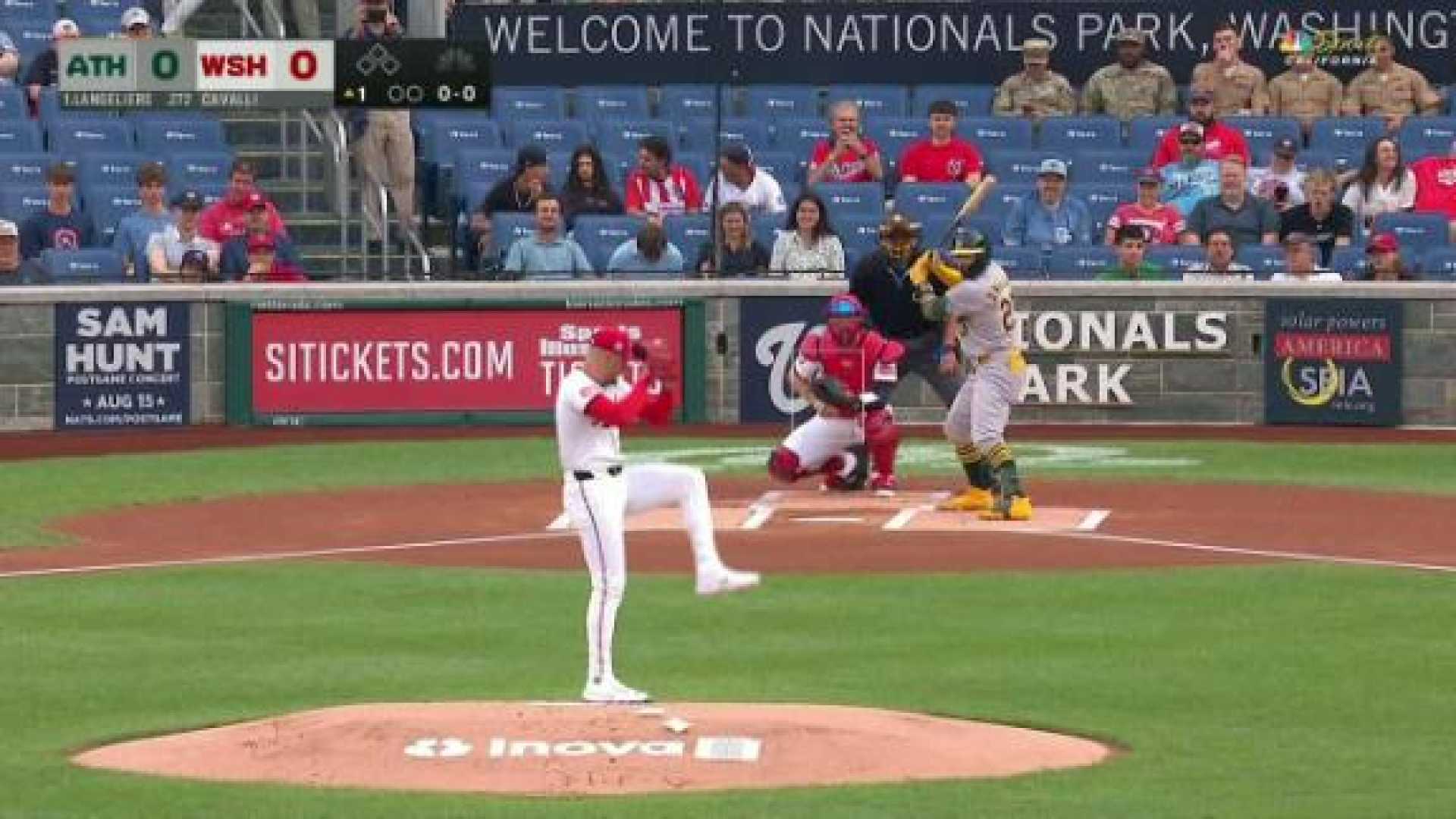 Athletics Nationals Baseball Game August 2025