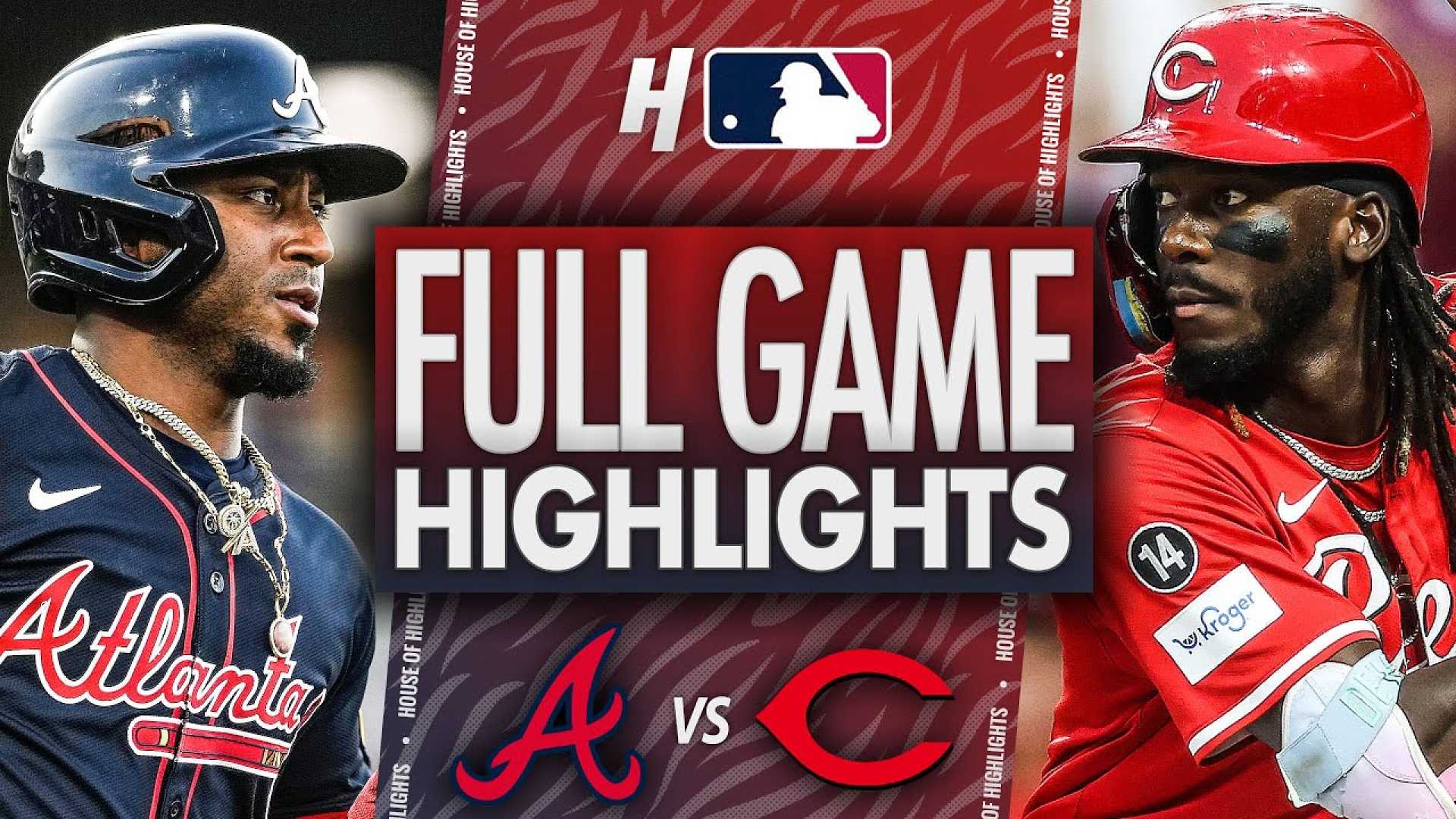 Atlanta Braves Vs Cincinnati Reds Baseball Game