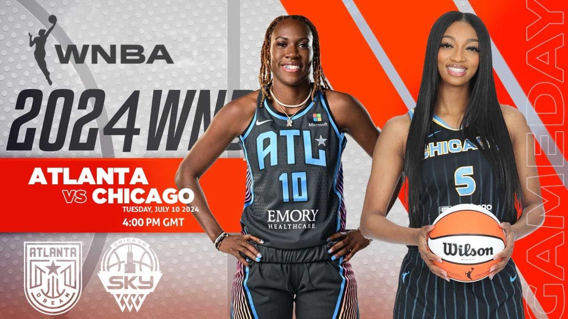 Atlanta Dream Vs Chicago Sky Wnba Basketball