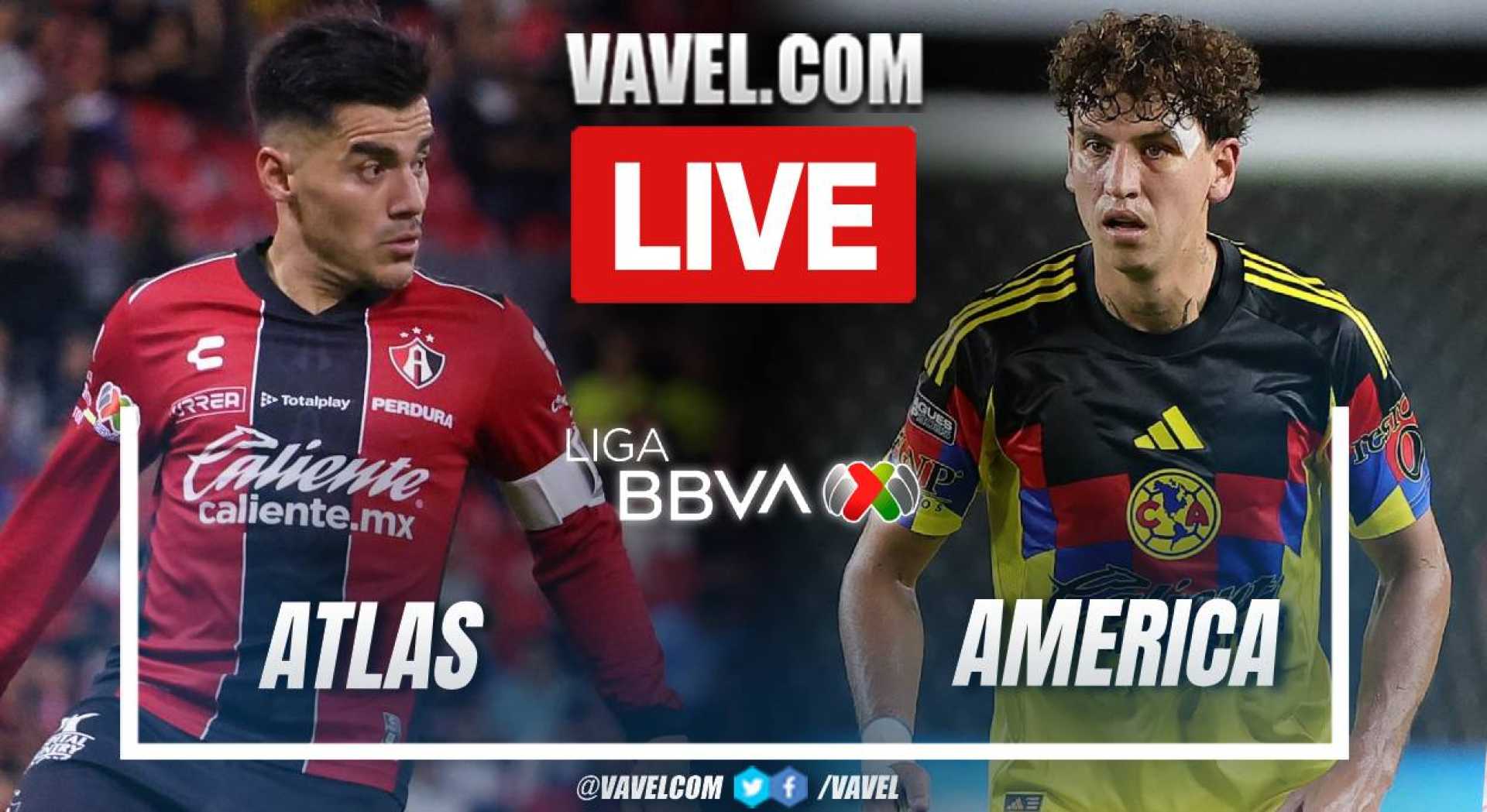 Atlas Vs America Liga Mx Match