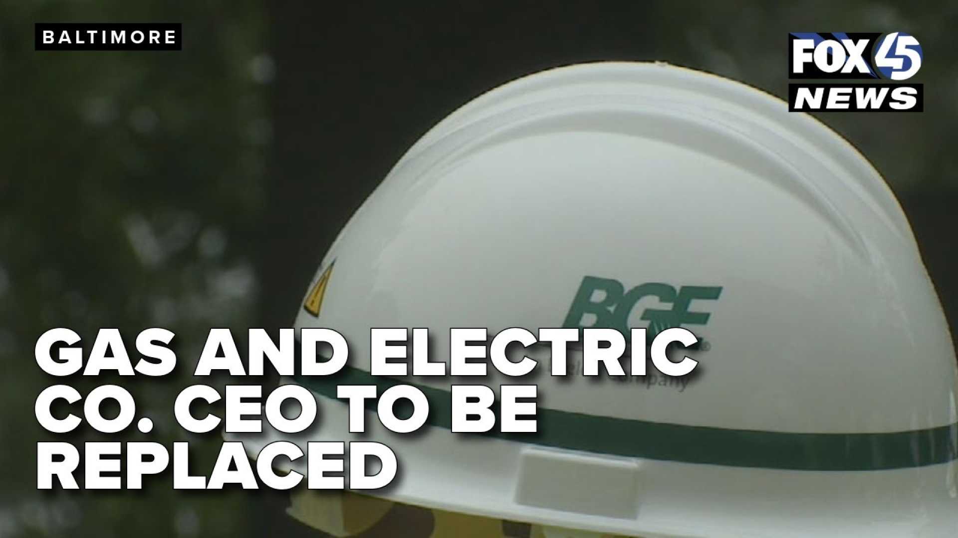 Baltimore Gas And Electric Disruption News