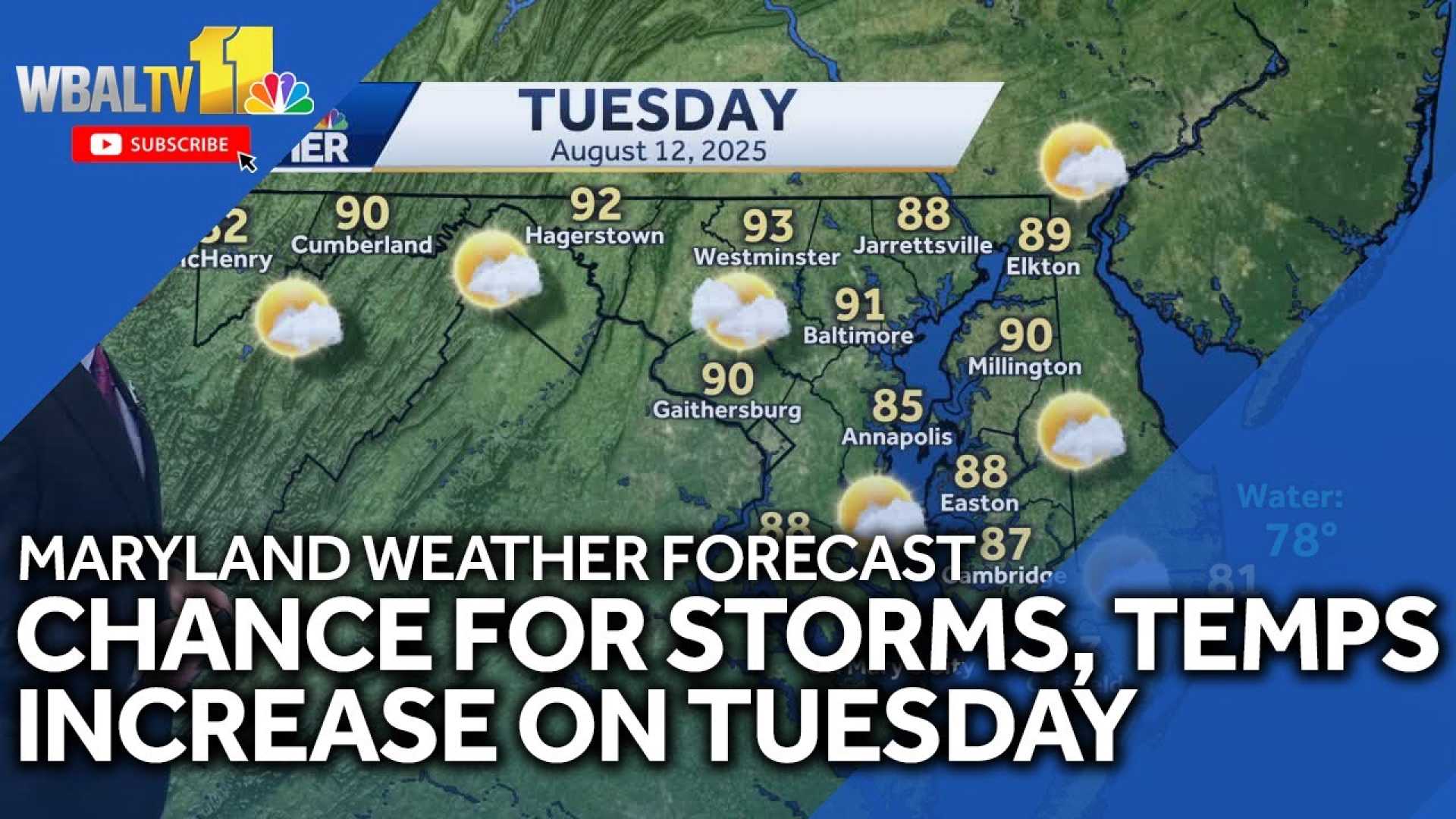 Baltimore Weather Forecast August 2025