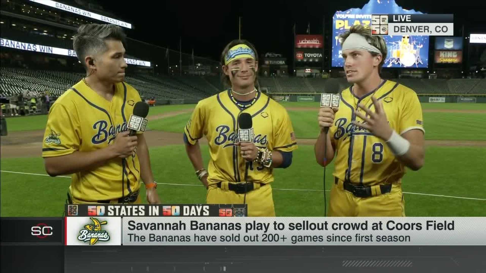 Banana Ball Team Coors Field