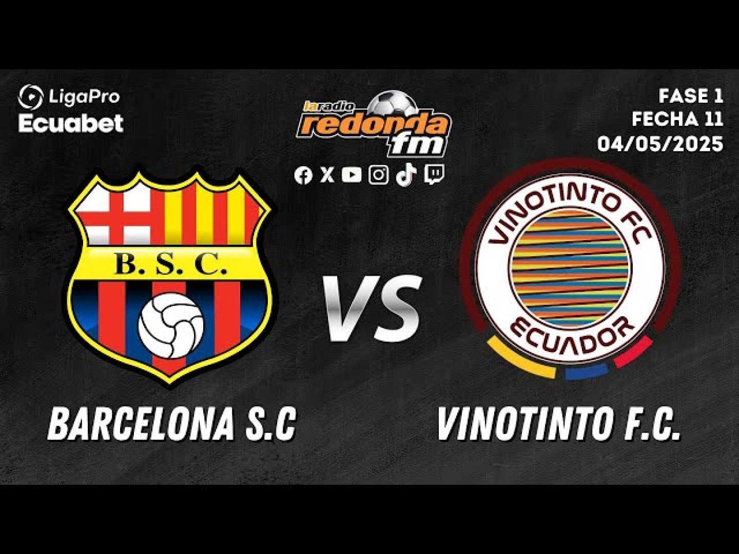 Barcelona Sc Vinotinto Fc Match