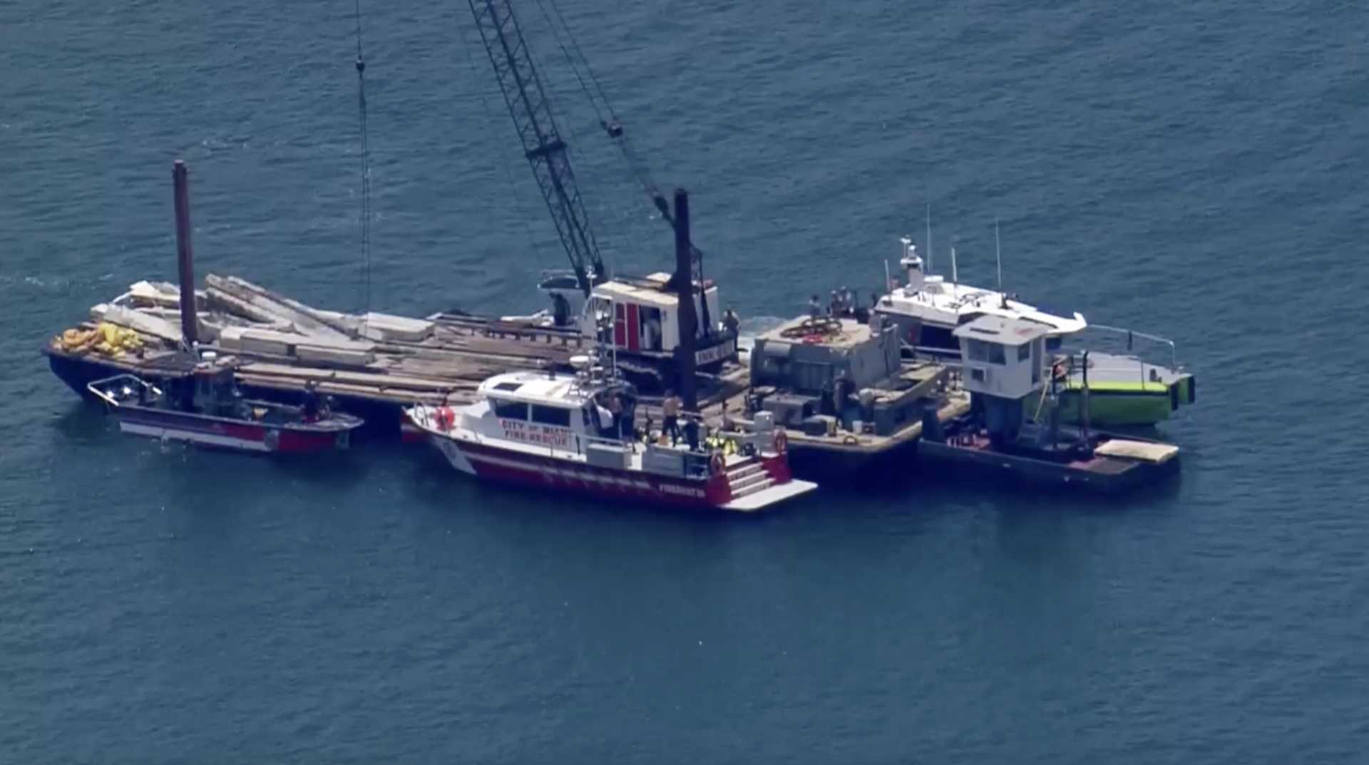 Barge Accident Biscayne Bay