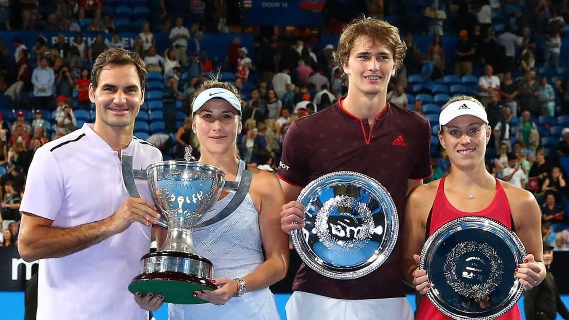Belinda Bencic And Alexander Zverev Us Open