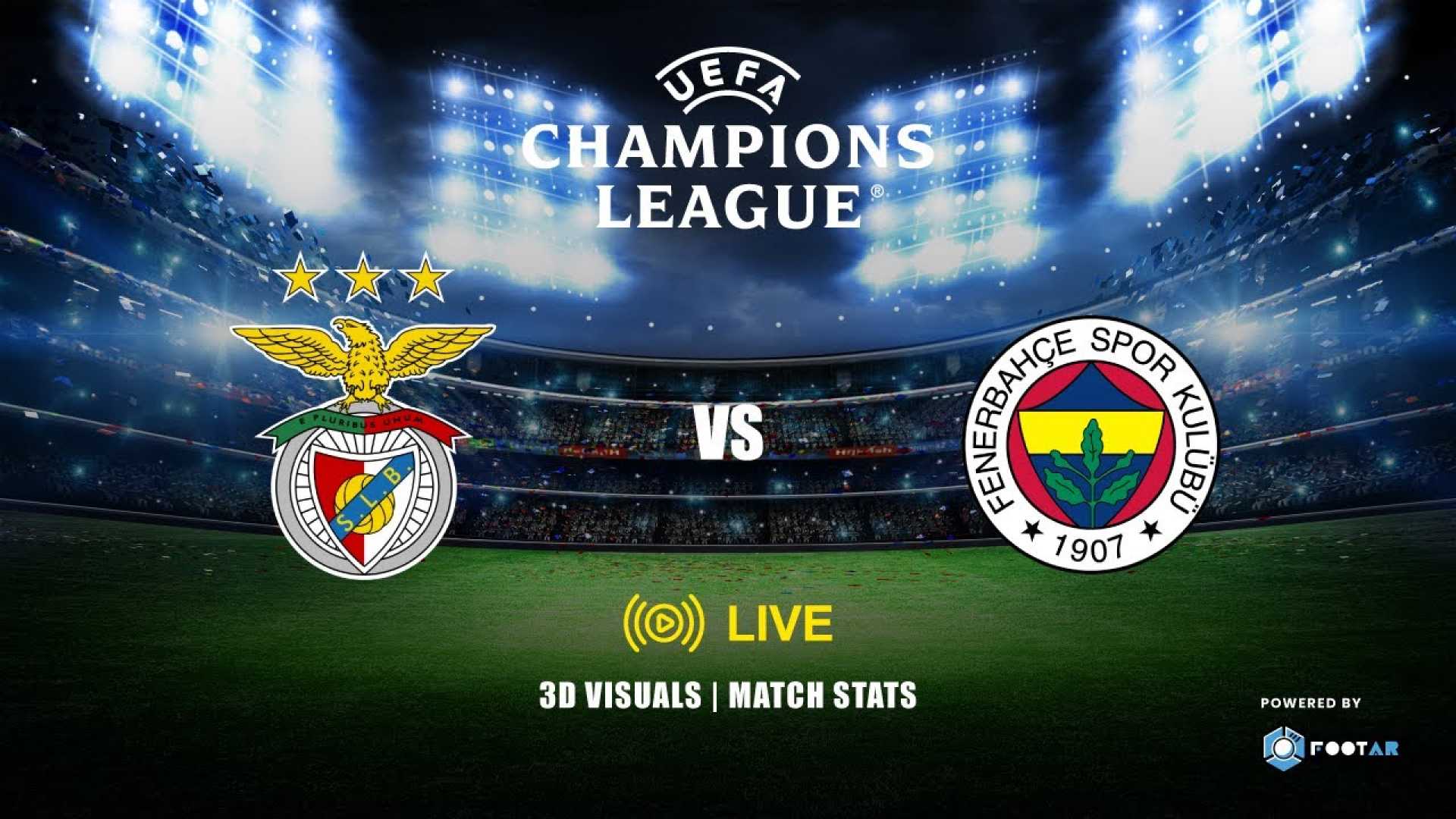Benfica Vs Fenerbahce Champions League