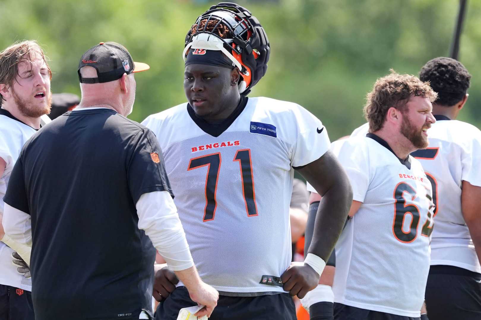 Bengals Offensive Tackle Mims Training Camp