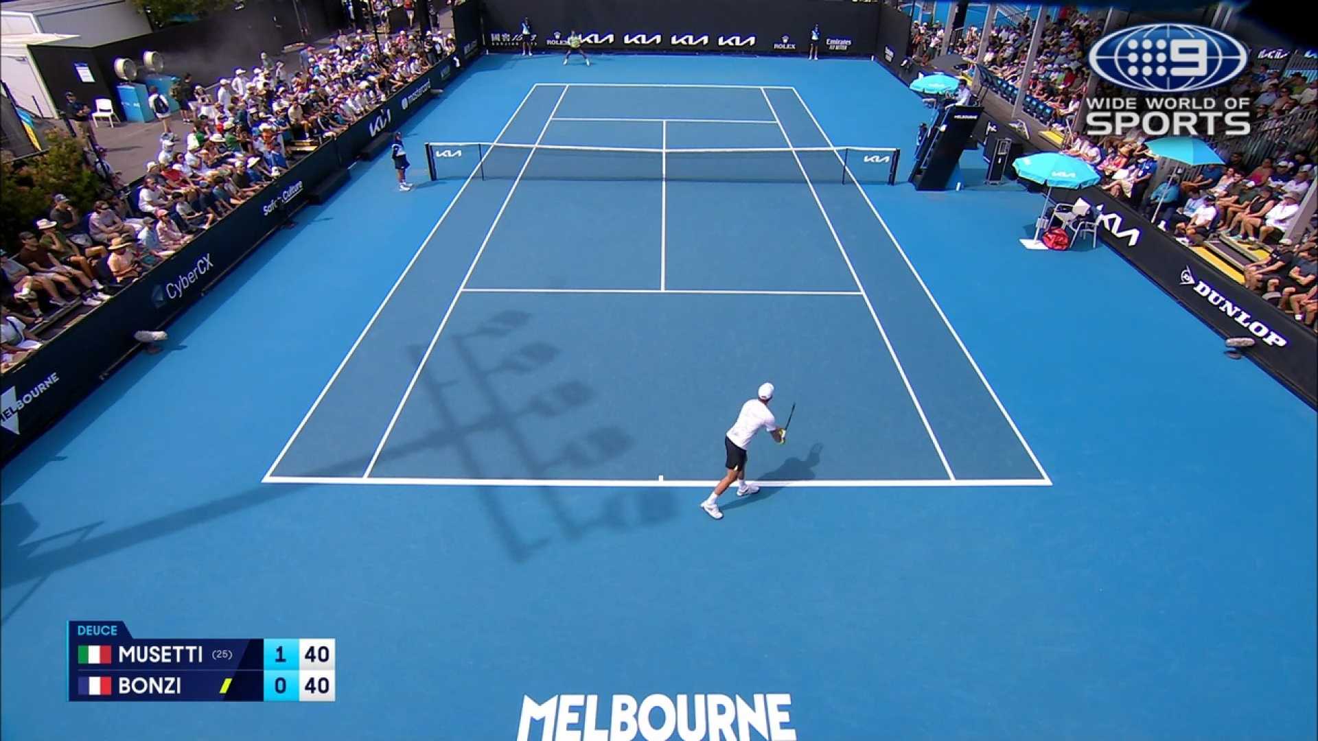 Benjamin Bonzi Lorenzo Musetti Tennis Match