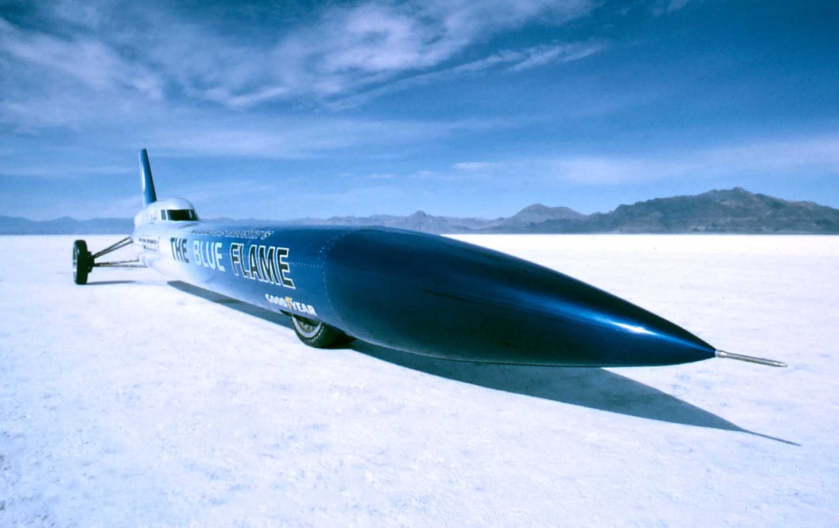 Bonneville Salt Flats Speed Record Attempt