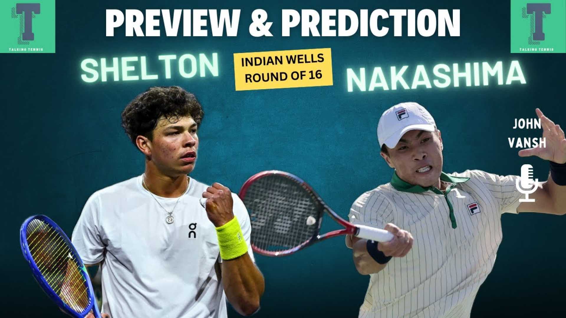 Brandon Nakashima Ben Shelton Tennis Match