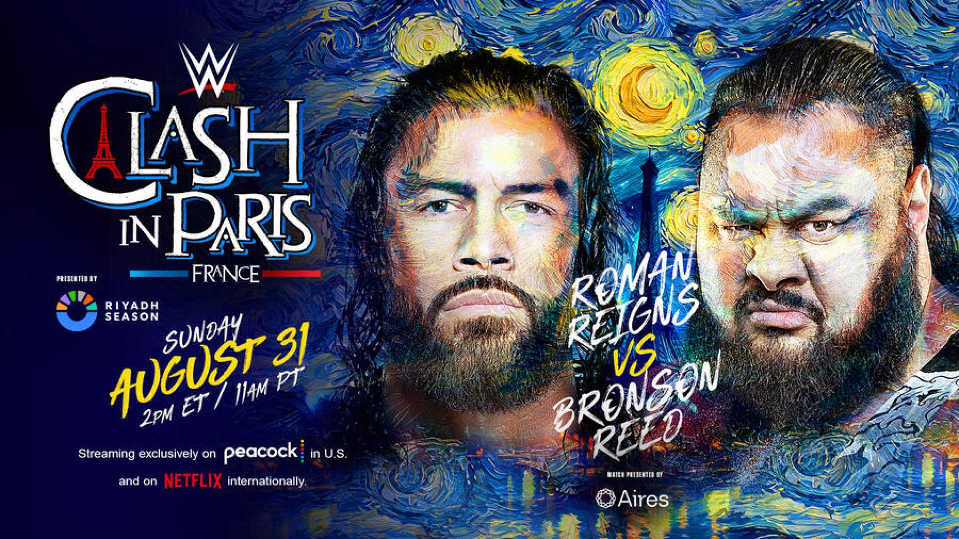 Bronson Reed Wwe Clash In Paris
