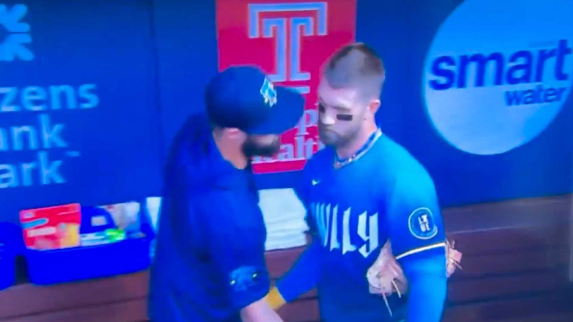 Bryce Harper Weston Wilson Handshake