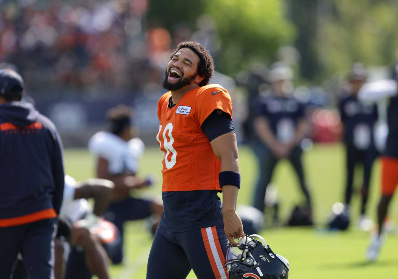 Caleb Williams Chicago Bears Practice