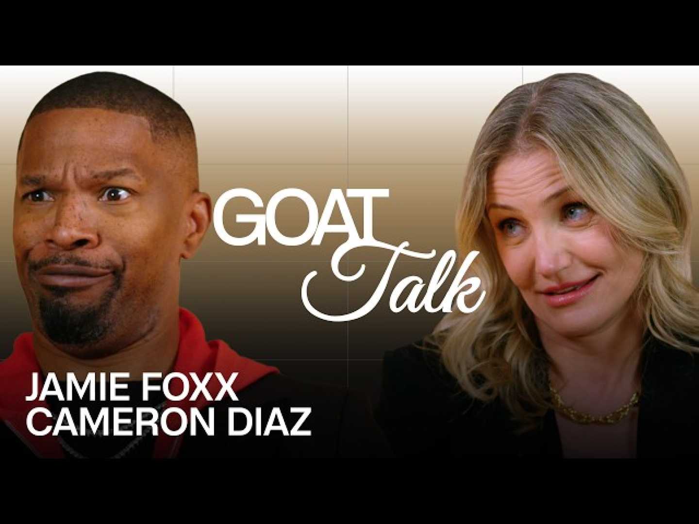 Cameron Diaz Jamie Foxx Goat Talk Show