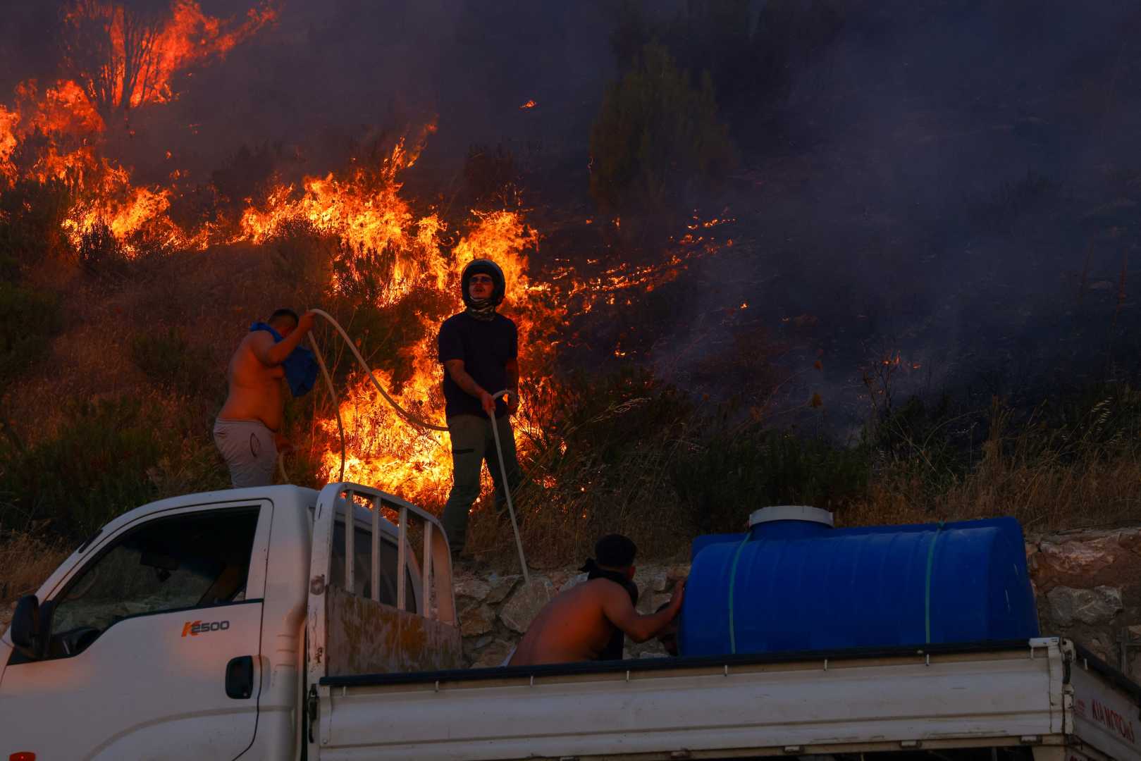 Canakkale Turkey Wildfires August 2025