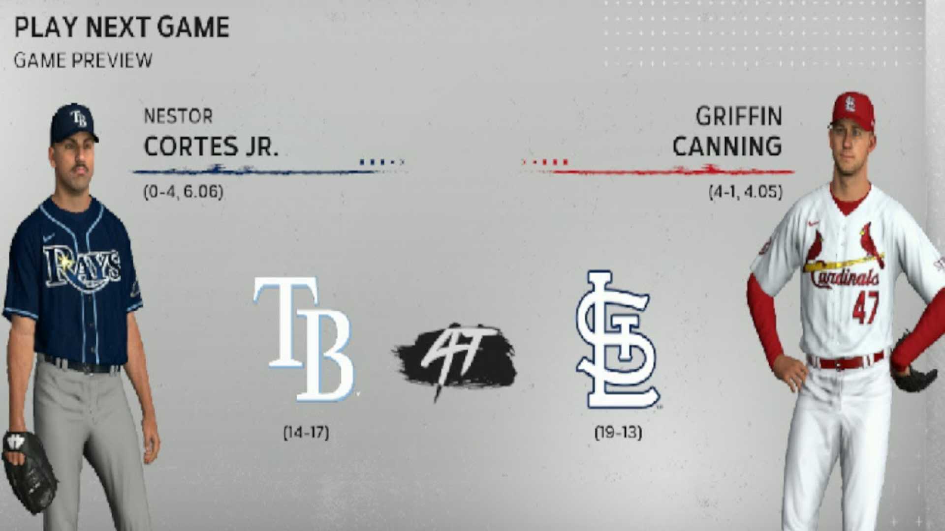 Cardinals Rays Baseball Matchup