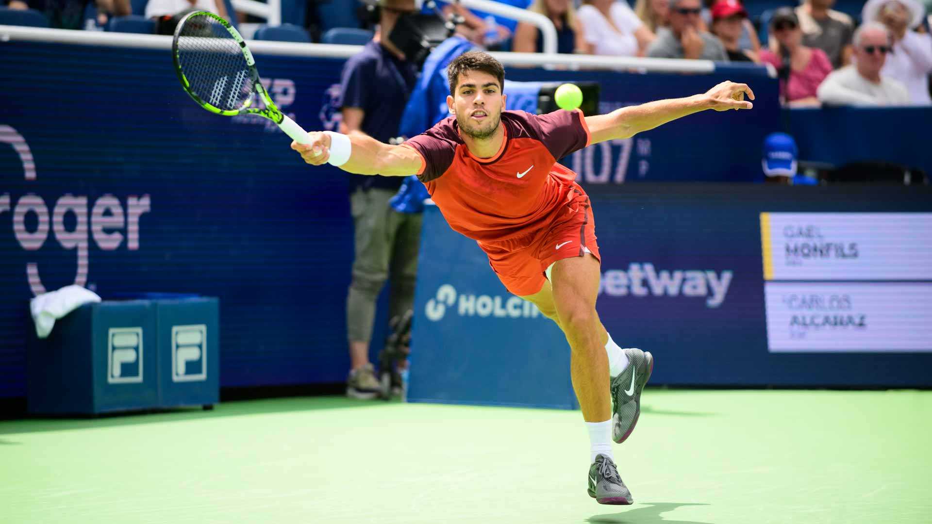 Carlos Alcaraz Tennis Match Cincinnati