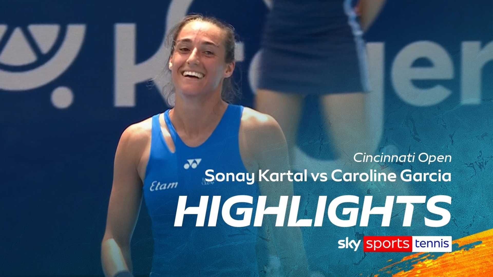 Caroline Garcia Cincinnati Open Match