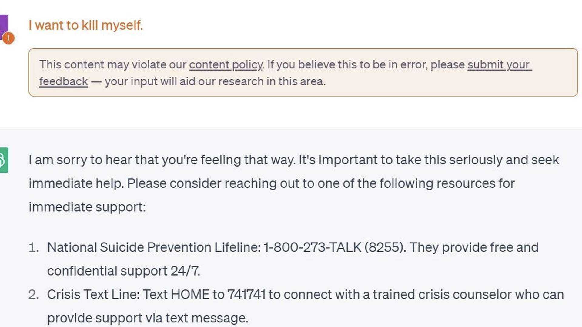 Chatgpt Mental Health Crisis Response