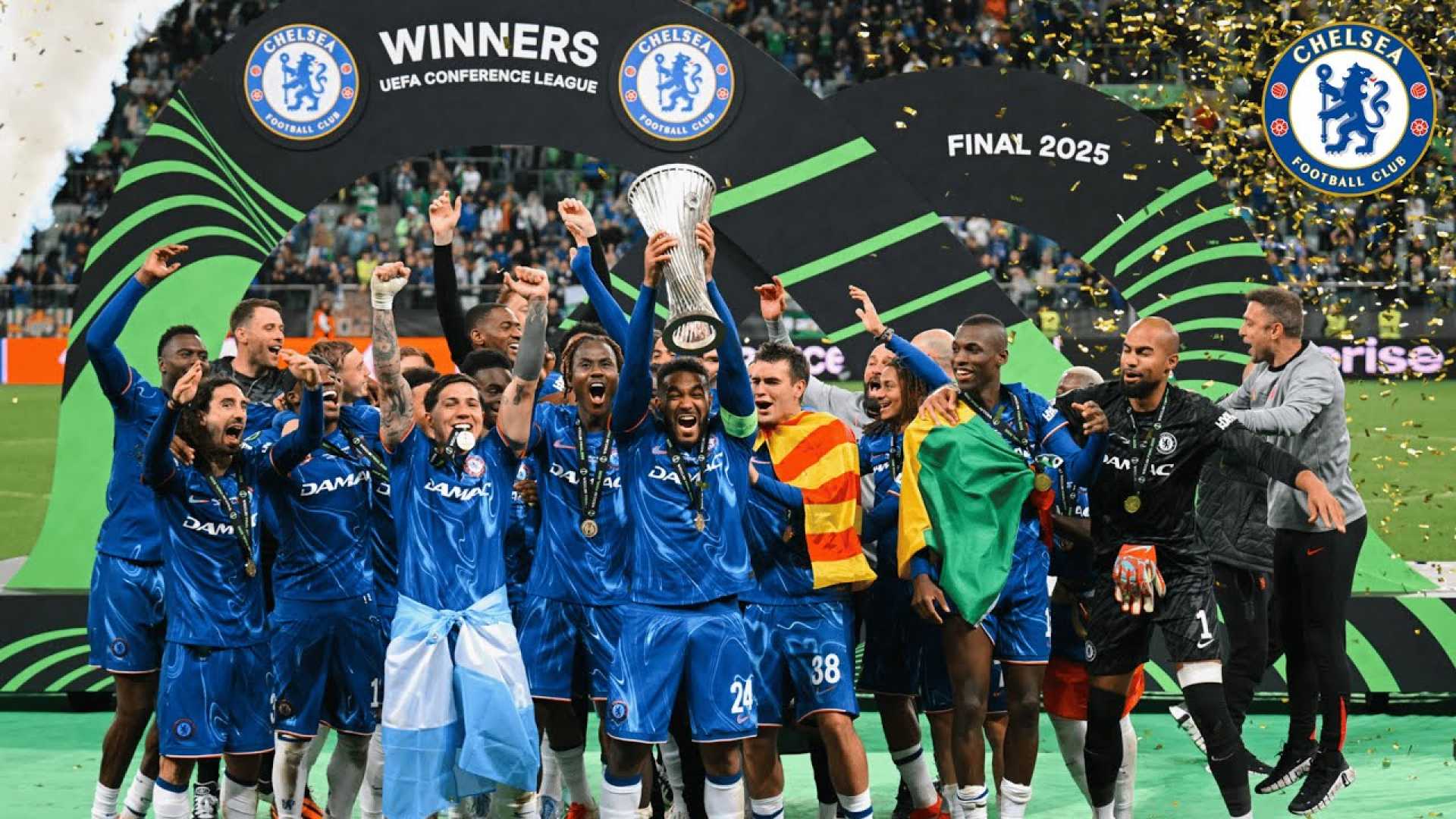 Chelsea Fc Trophy Celebration