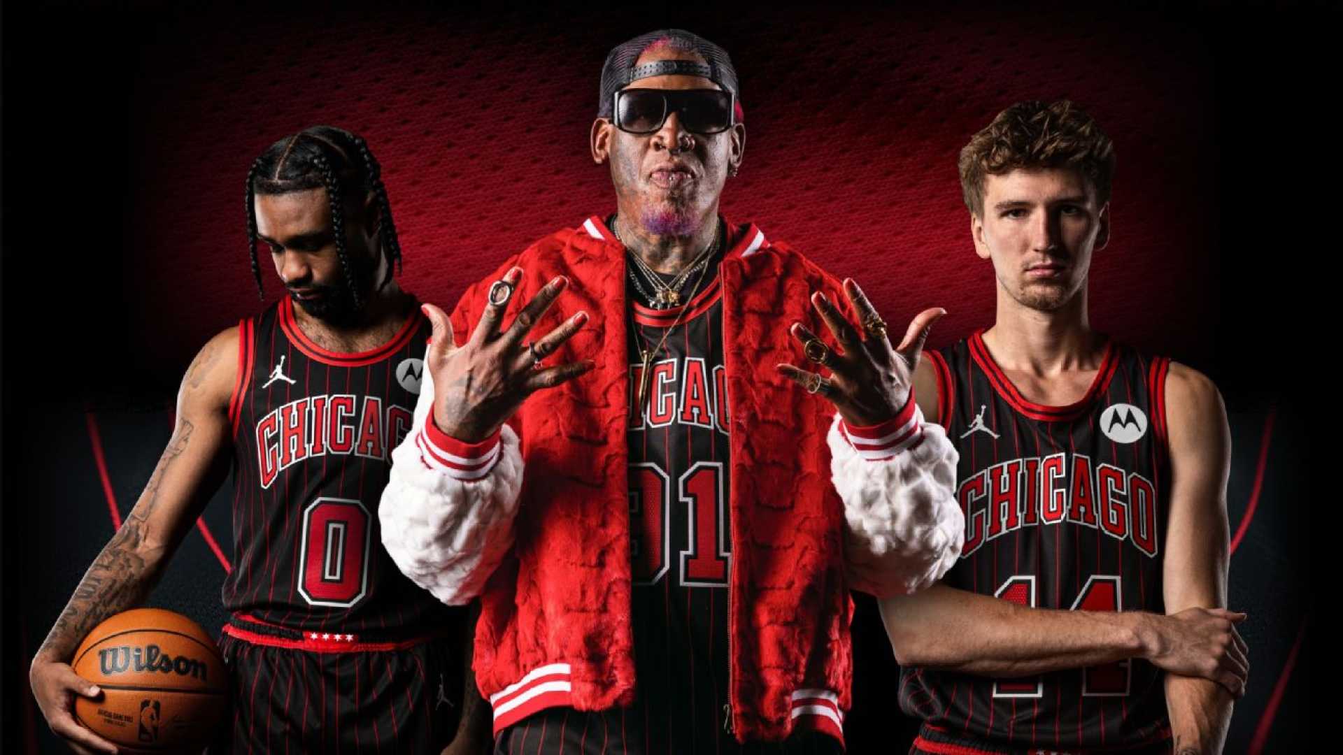 Chicago Bulls 2025 26 Season Pinstripe Jerseys