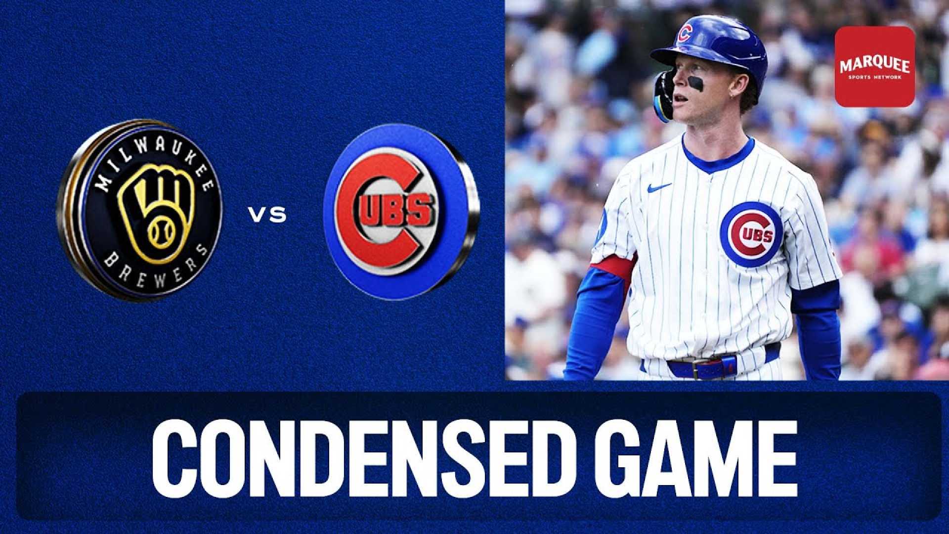 Chicago Cubs Milwaukee Brewers Baseball Game