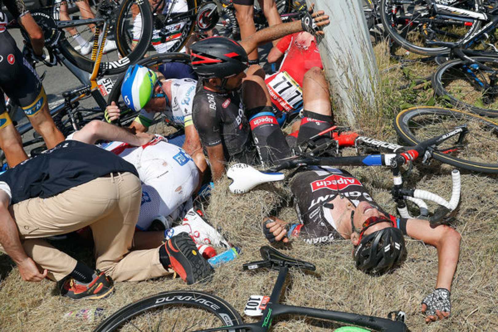 Chris Froome Cycling Training Crash