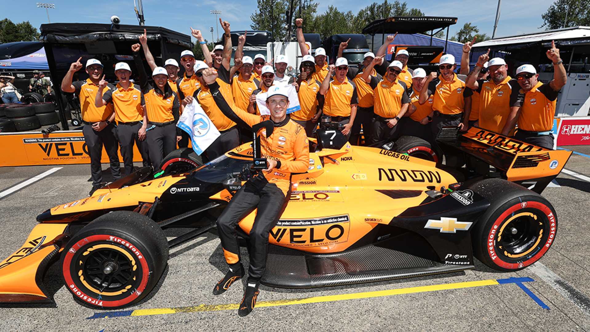 Christian Lundgaard And Pato O'ward Indycar Qualifying