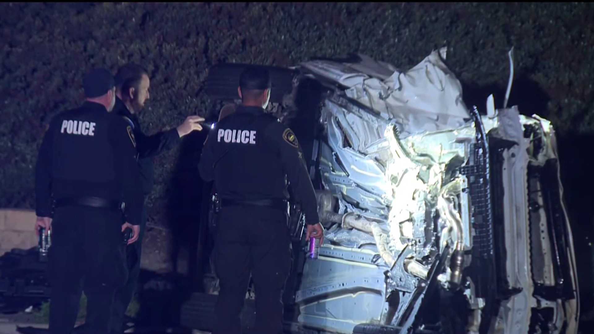 Chula Vista Car Crash Scene