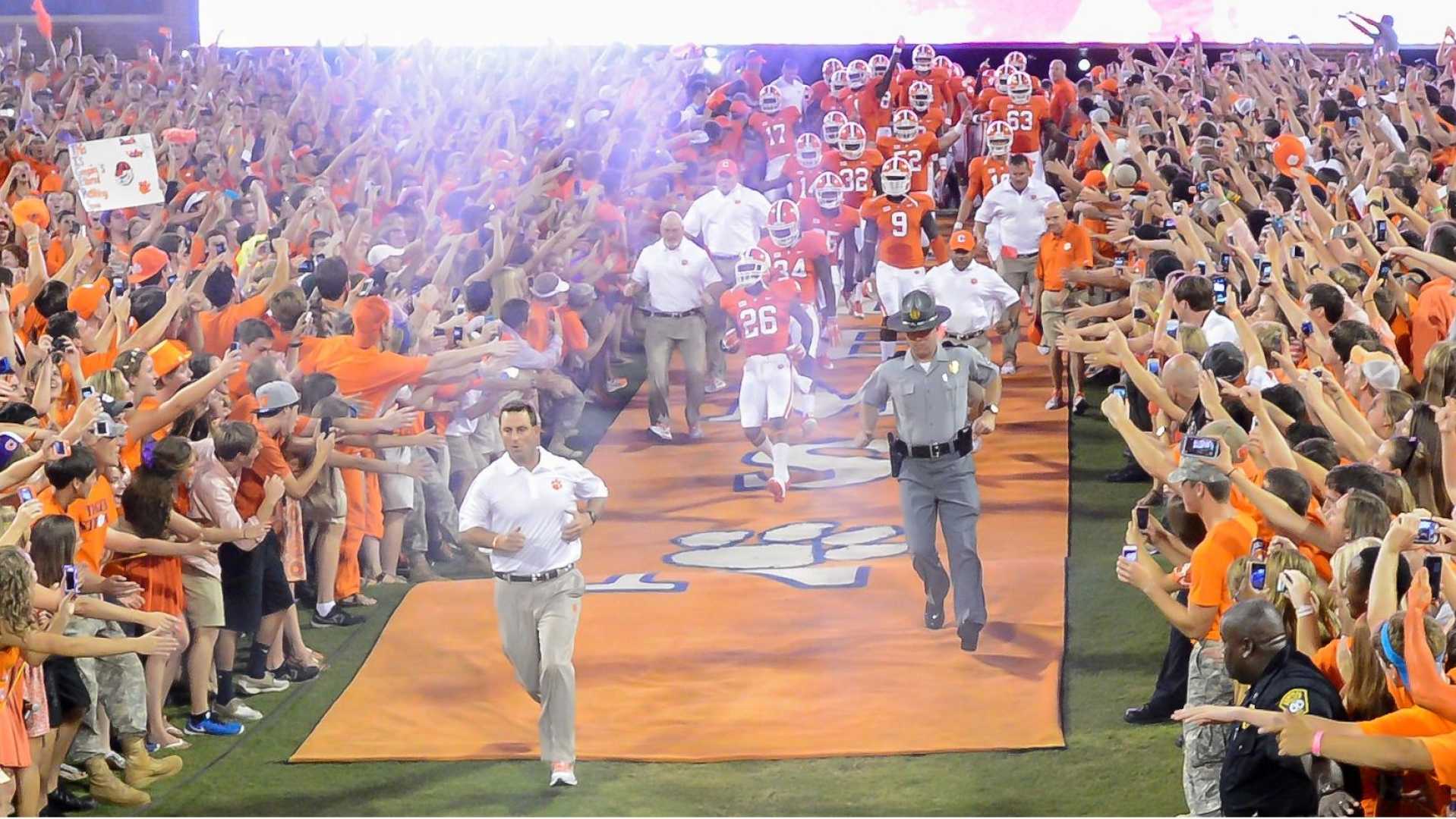 Clemson Football Pregame Entrance