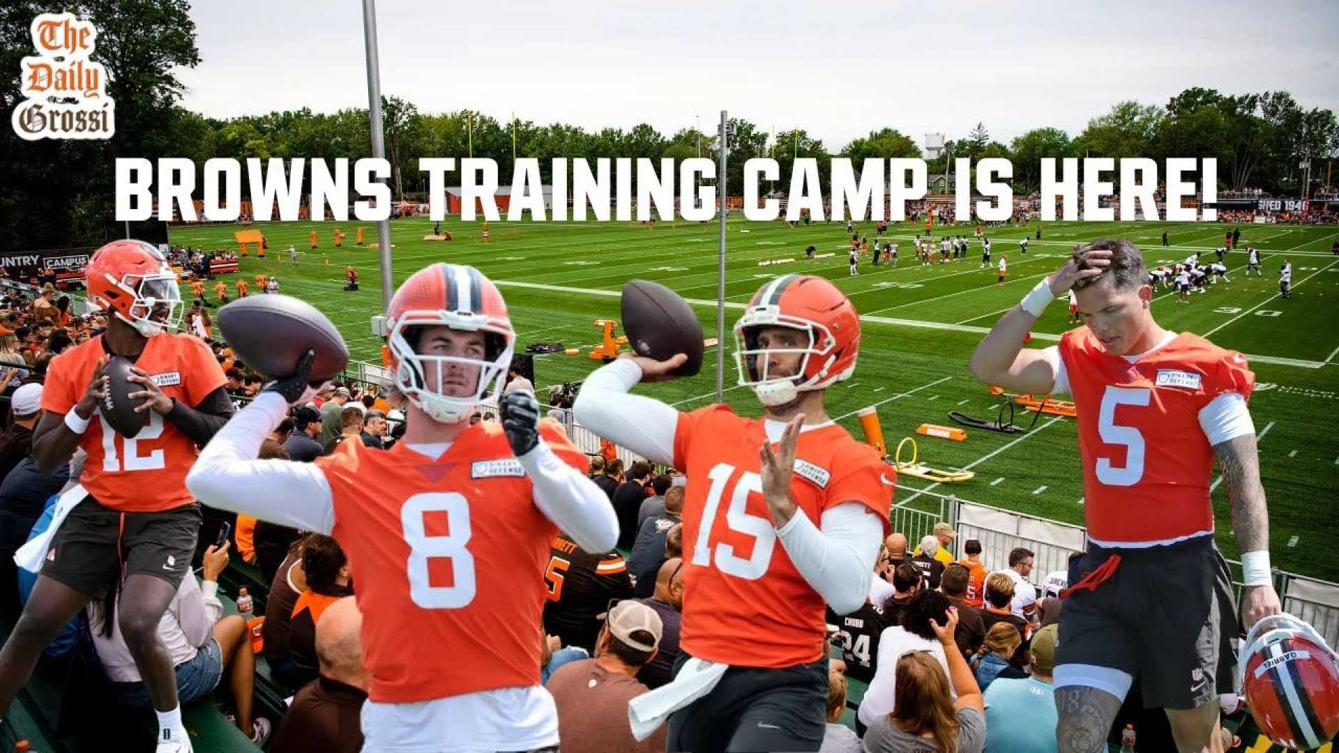 Cleveland Browns Quarterbacks Training Camp