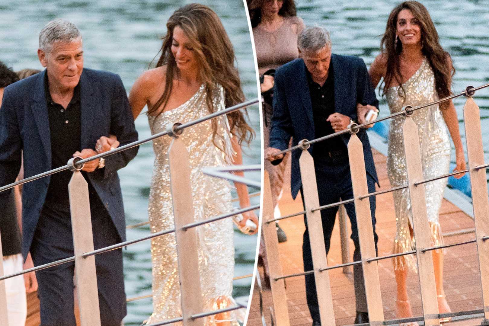 Clooney Amal Fashion Lake Como