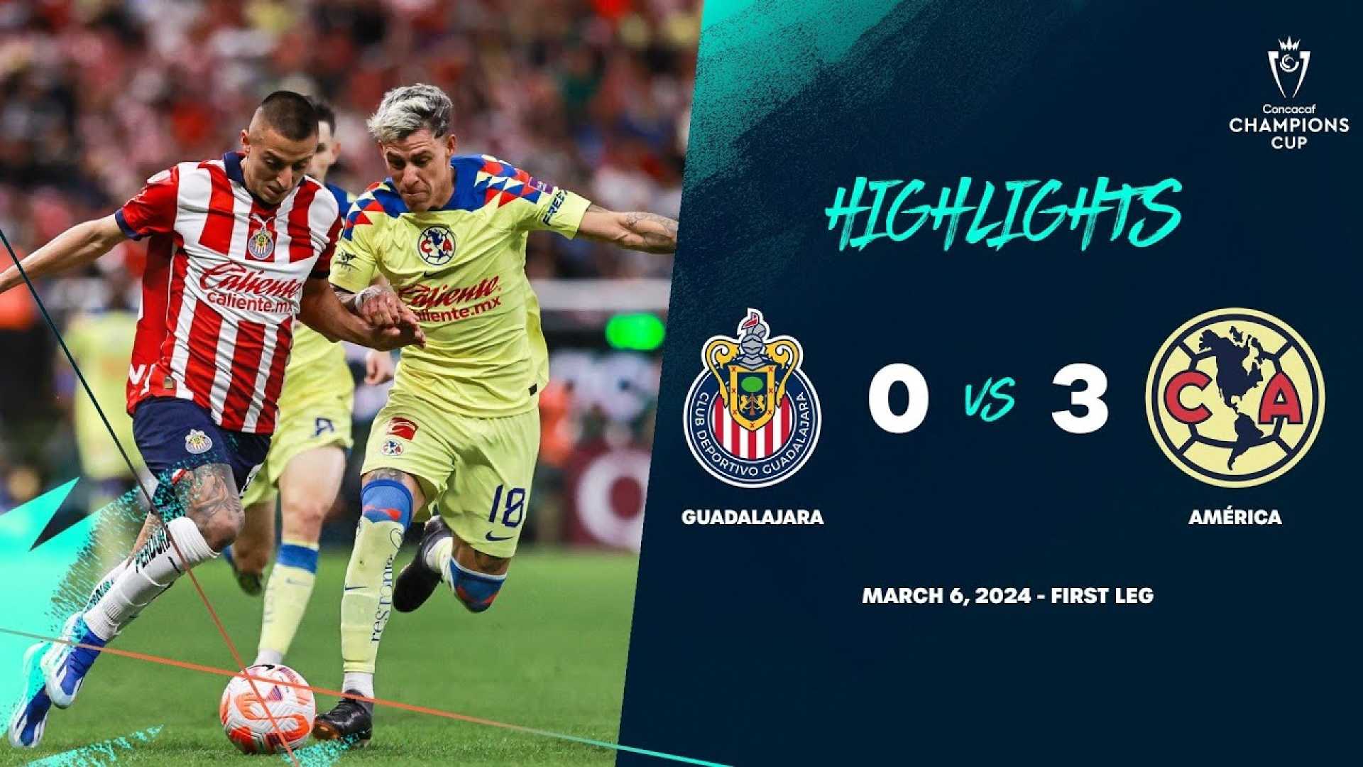Club América Vs Chivas De Guadalajara Match
