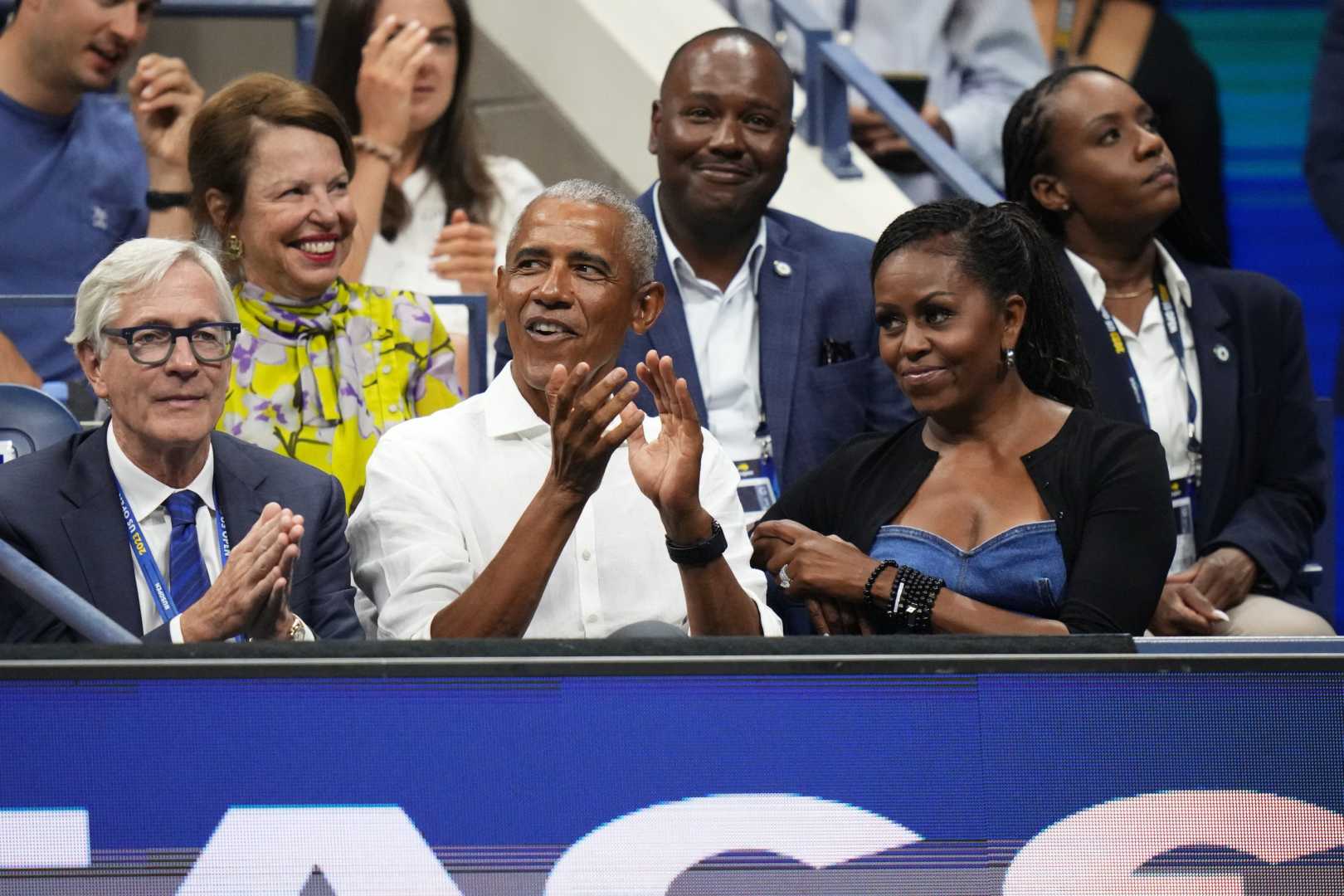 Coco Gauff Tennis Match Celebrity Support