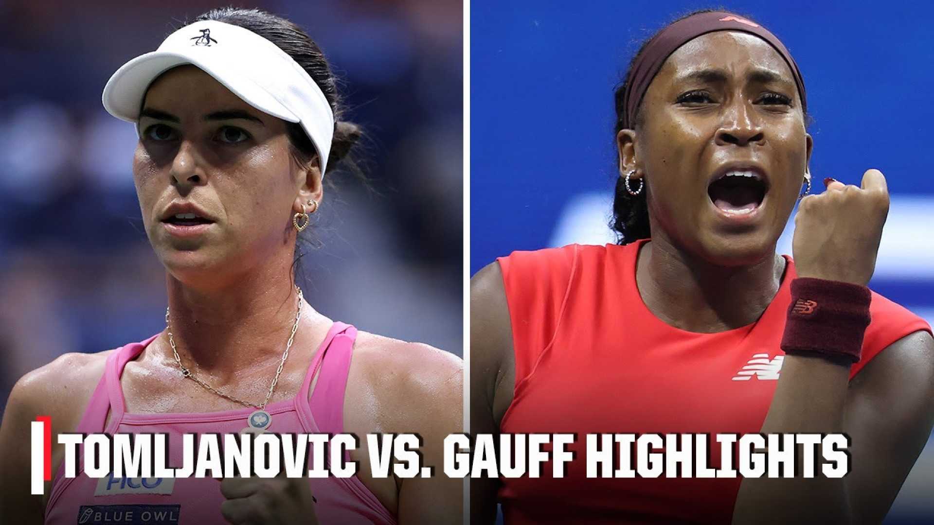 Coco Gauff Tennis Match Highlights