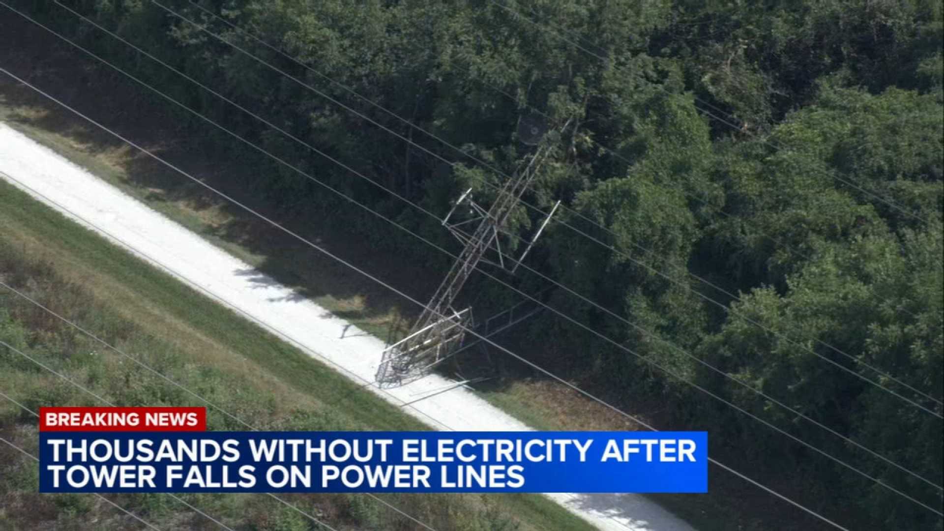 Communication Tower Power Outage Carol Stream